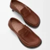 Yumuşak dana derisinden Campo loafer Rust