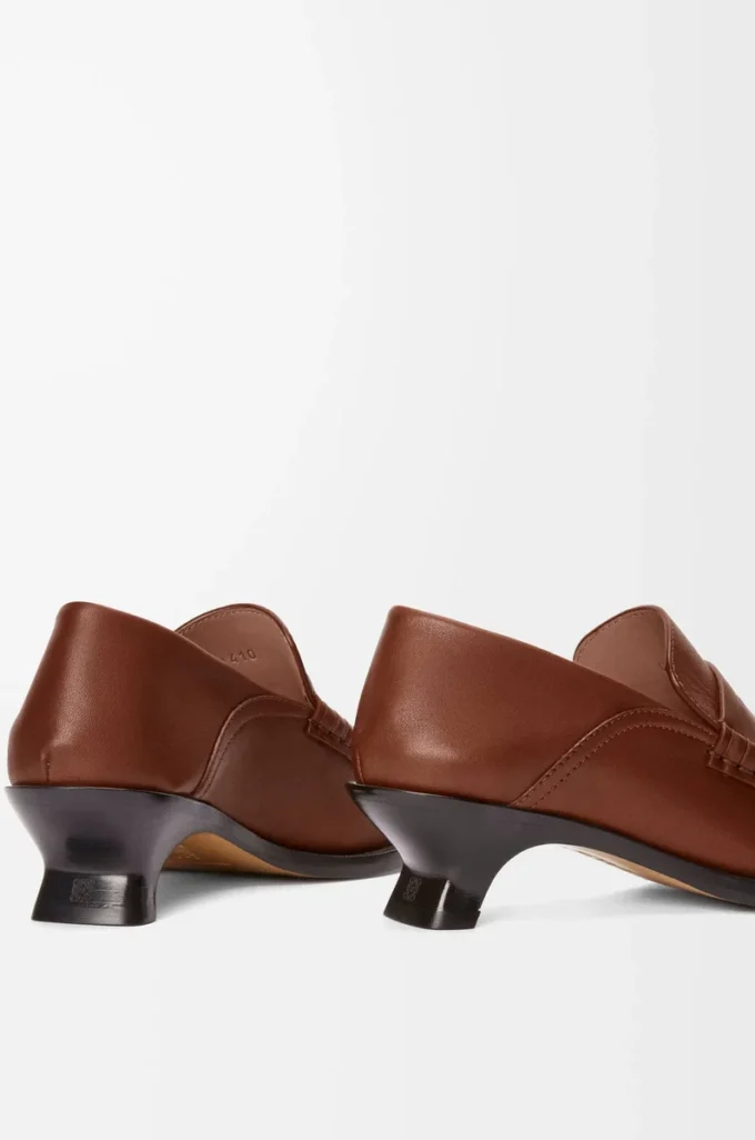 Yumuşak dana derisinden Campo loafer Rust