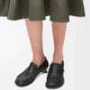 Yumuşak dana derisinden Campo loafer Siyah