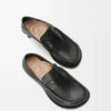 Yumuşak dana derisinden Campo loafer Siyah